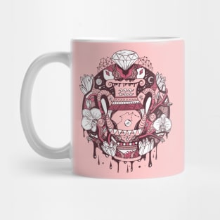 Pink and White Mystic Aquarius Vase Mug